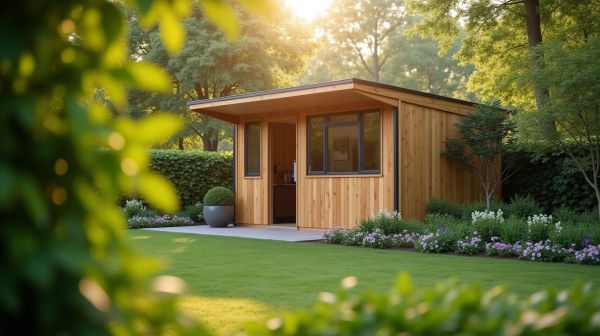 Choisissez un abri de jardin composite 9m2 alliant esthétique et fonctionnalité